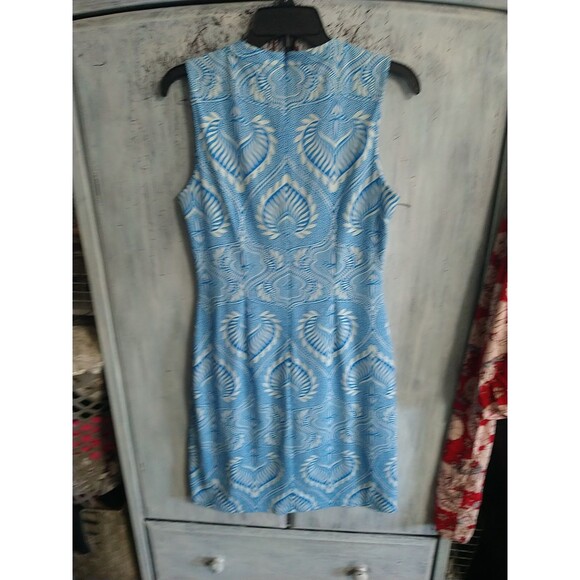 J. McLaughlin Sleeveless Floral Knee Length Dress Sm Boho Beachy Cottage Core - Picture 7 of 10